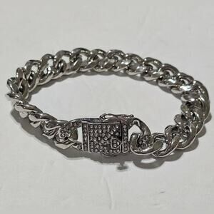TRESKA‎ Silver and Pave crystal Bracelet